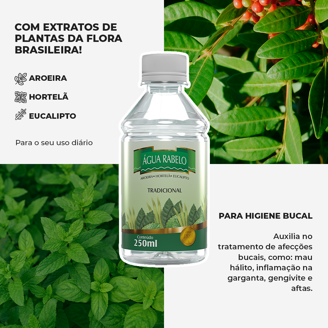Kit completo Água Rabelo: 13 Produtos + Bolsa Térmica + Frete Grátis