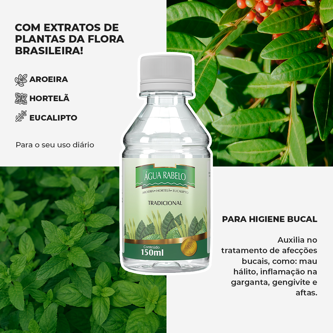 Água Rabelo Tradicional 150ml
