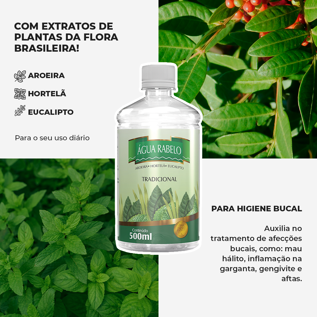 Kit completo Água Rabelo: 13 Produtos + Bolsa Térmica + Frete Grátis