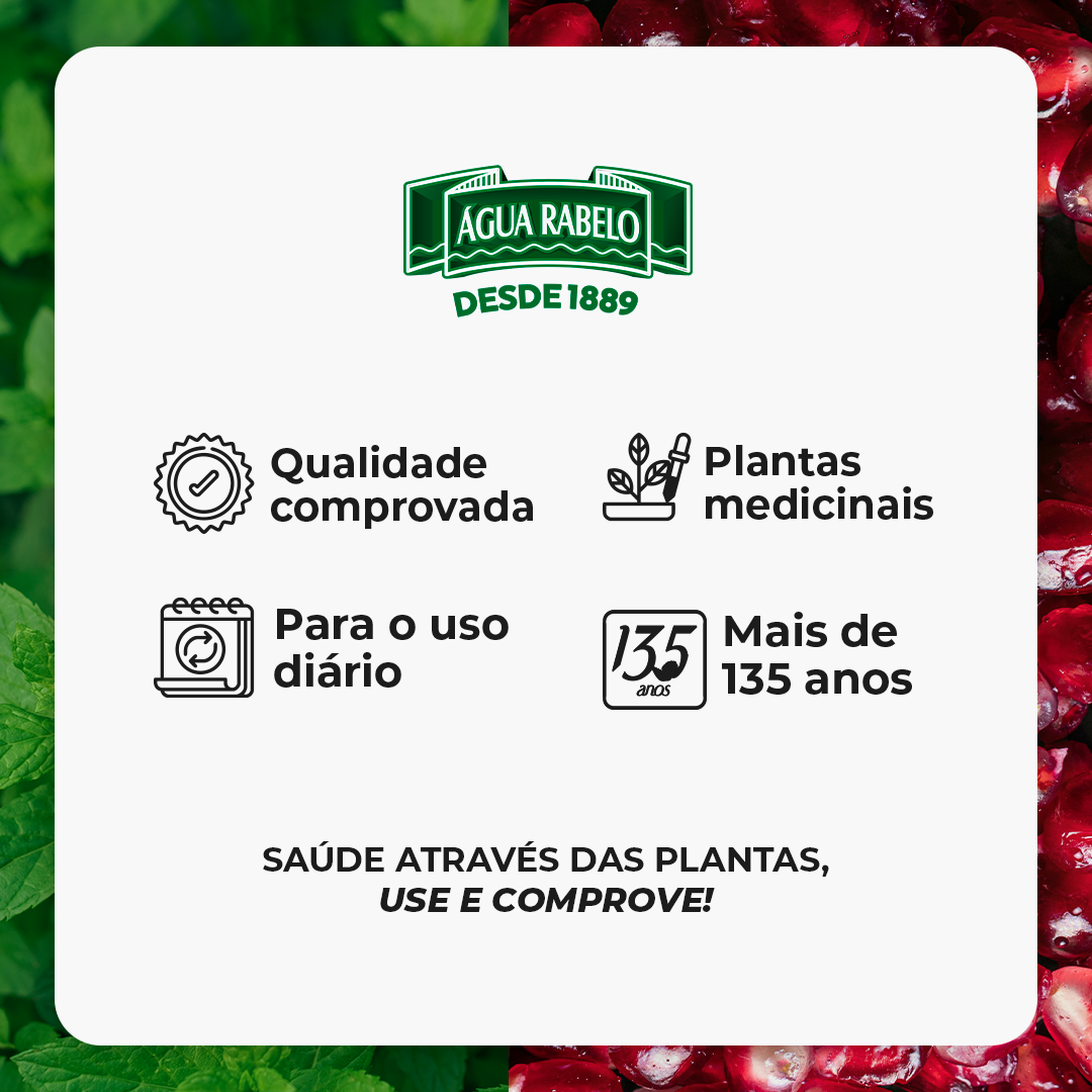 Água Rabelo Tradicional Romã 500ml