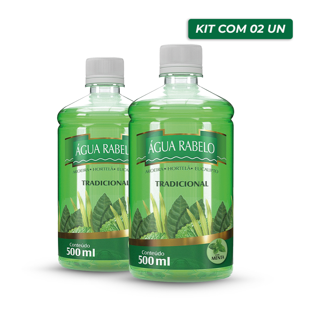 ÁGUA RABELO MENTA 500 ml Kit2x