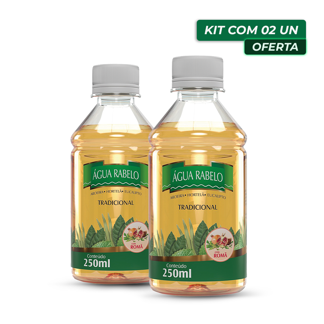ÁGUA RABELO ROMA 250ml Kit2x