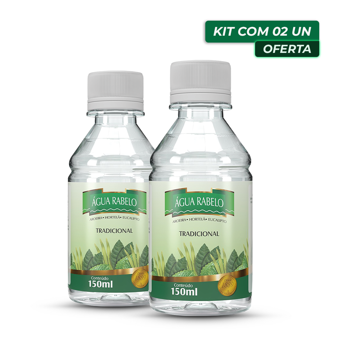 AGUA RABELO TRADICIONAL 150ml Kit2x