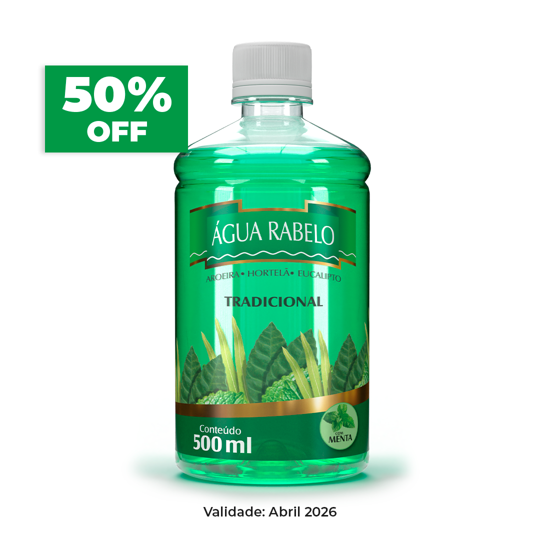 Água Rabelo Tradicional Menta 500ml