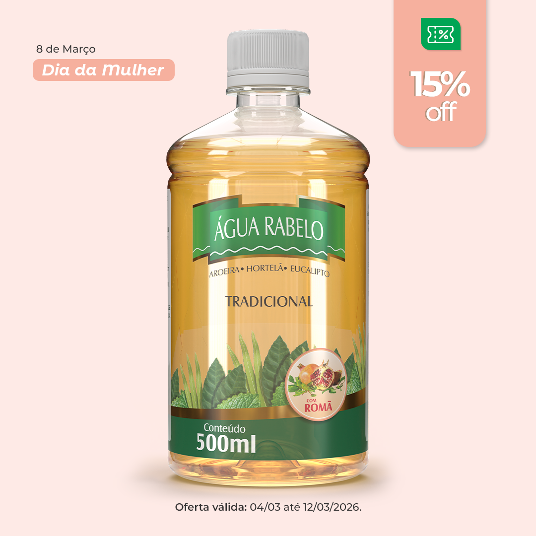 Água Rabelo Tradicional Romã 500ml