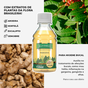 Água Rabelo Tradicional Gengibre 150ml