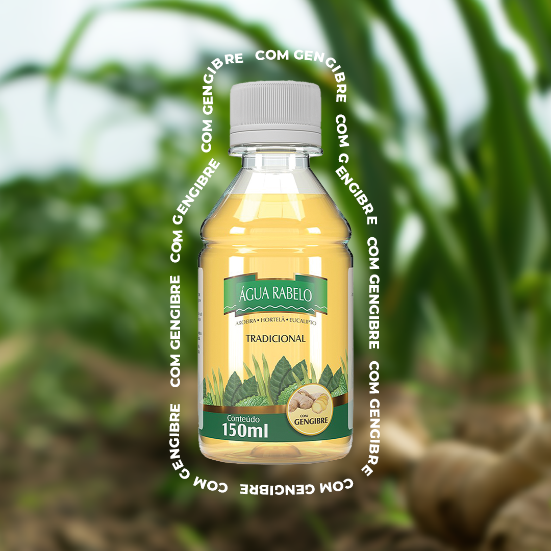 Água Rabelo Tradicional Gengibre 150ml