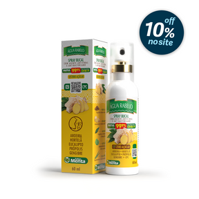 Spray Antibacteriano de Gengibre com CPC Água Rabelo 60ml