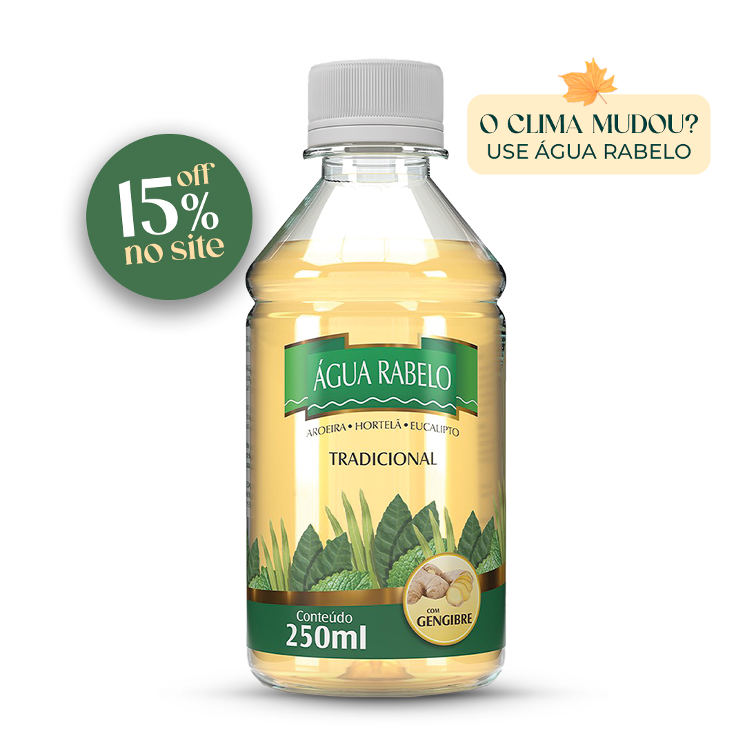 Água Rabelo Tradicional Gengibre 250ml