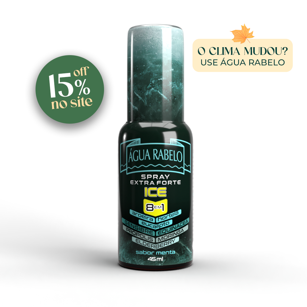 Spray ICE 8 em 1 Água Rabelo 45 ml