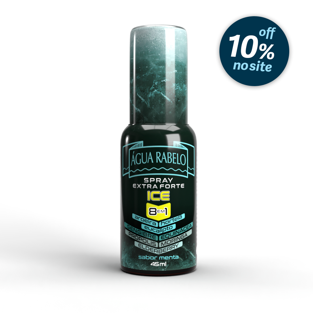 Spray ICE 8 em 1 Água Rabelo 45 ml