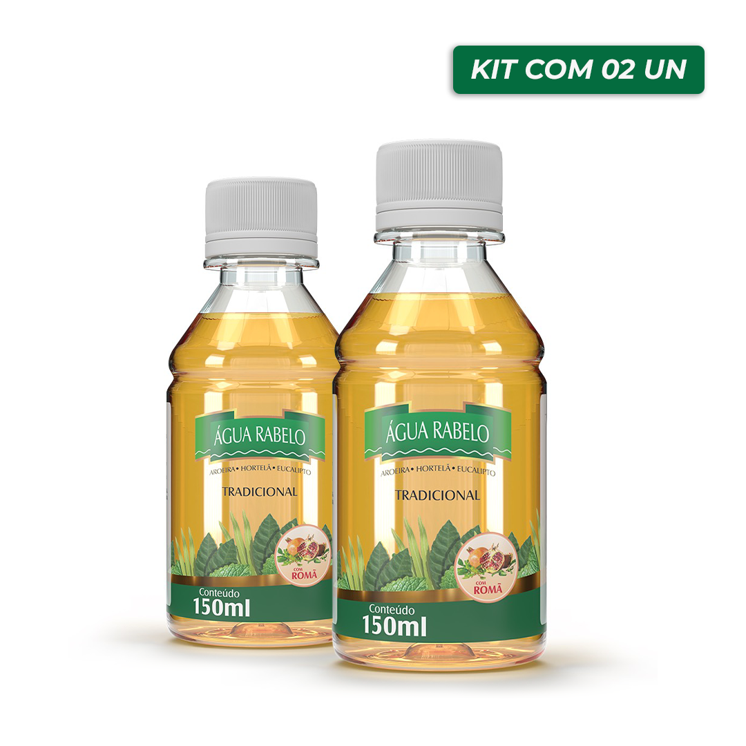 ÁGUA RABELO ROMA 150ml Kit2x