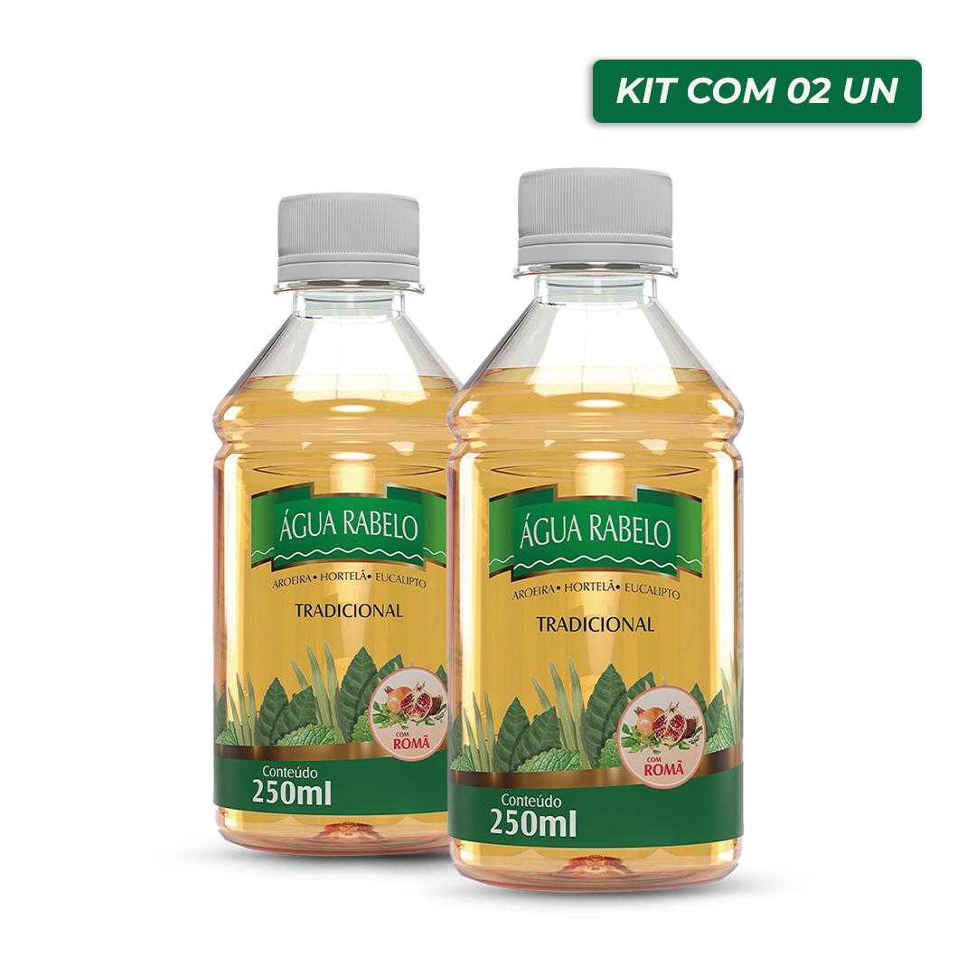ÁGUA RABELO ROMA 250ml Kit2x