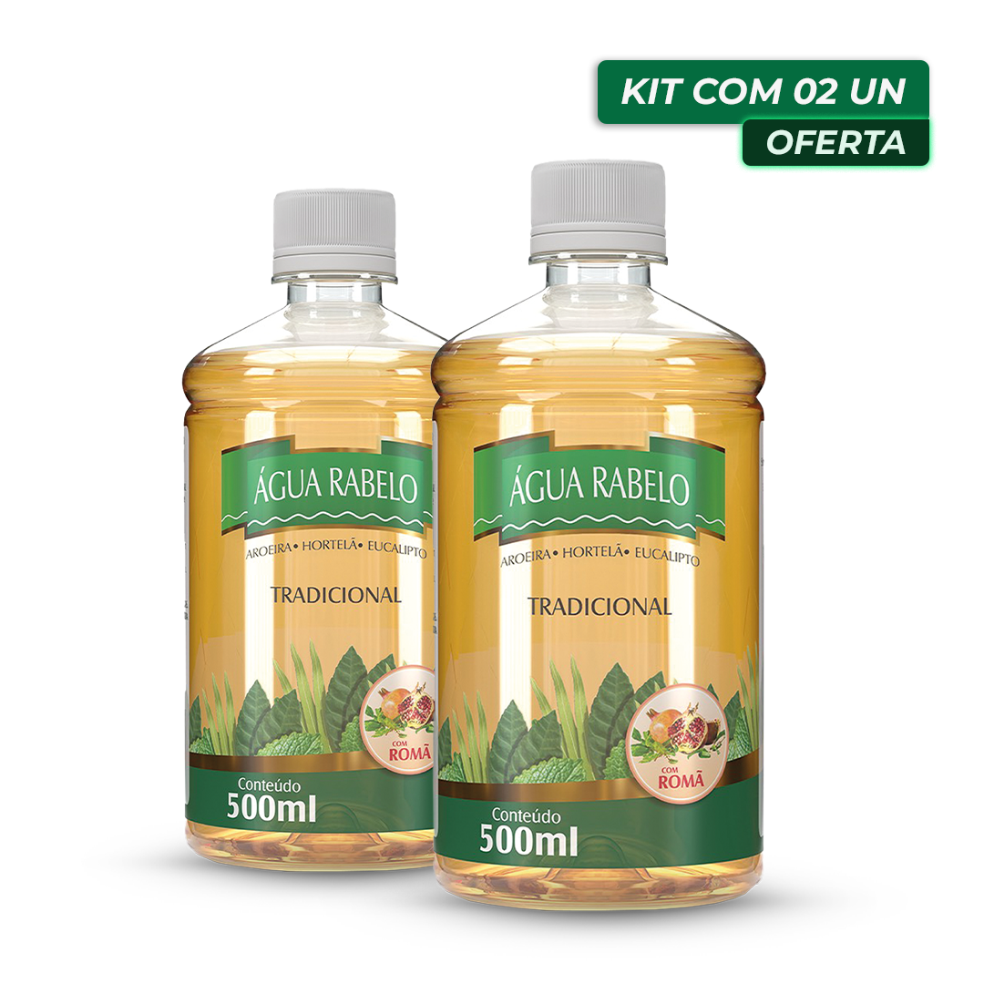 ÁGUA RABELO ROMA 500ml Kit2x