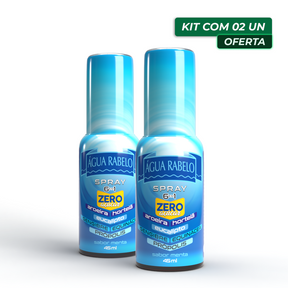 Spray Zero Açúcar 6 em 1 Água Rabelo 45ml Kit2x