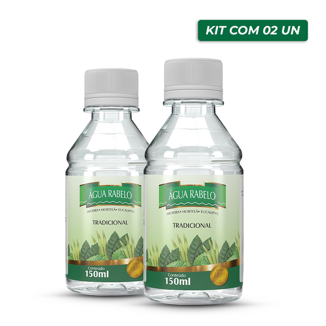 AGUA RABELO TRADICIONAL 150ml Kit2x
