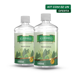 Água Rabelo Tradicional 500ml Kit2x