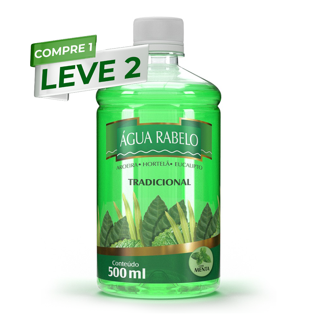 Água Rabelo Tradicional Menta 500ml