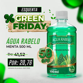 Água Rabelo Tradicional Menta 500ml